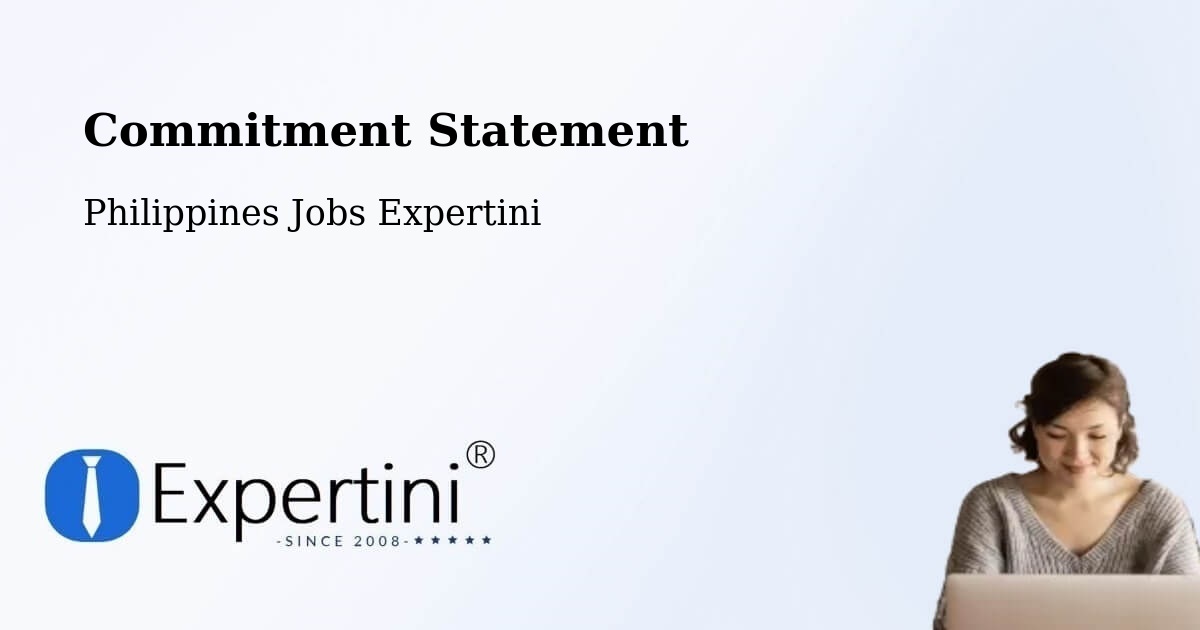 Corporate Commitment – Mayantoc - Philippines Jobs Expertini