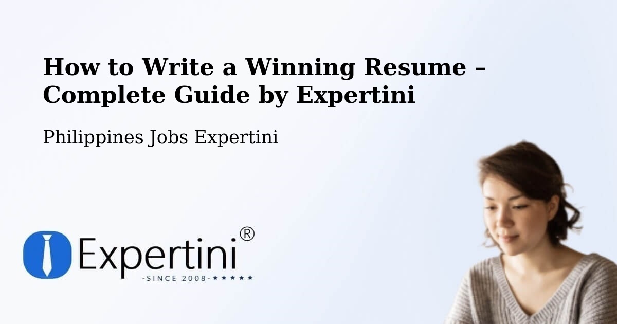 Resume Writing Guide for Job Seekers – Mayantoc - Mayantoc, Philippines Jobs Expertini